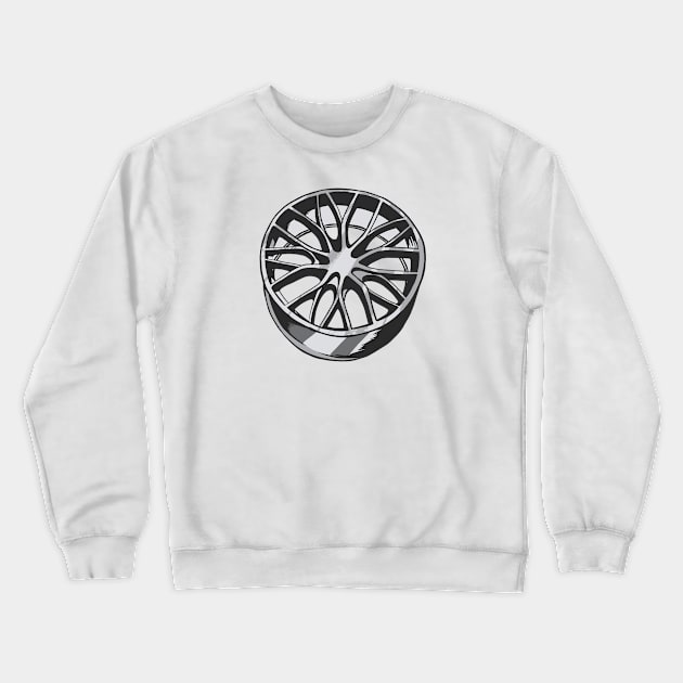 Alloy Car Rim Crewneck Sweatshirt by JFDesign123